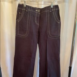 Navy blue and white  Ann Taylor Loft pants